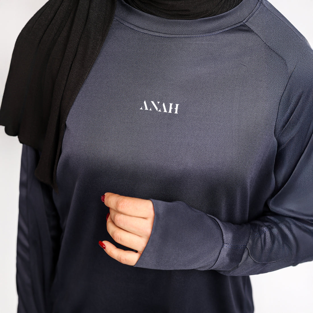 Anah Training Top - Navy Blue
