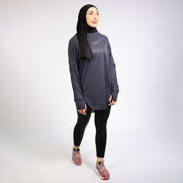 Anah Training Top - Navy Blue