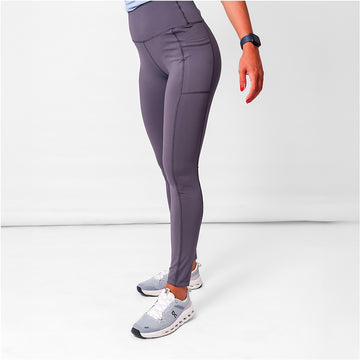 Grey High-Waist Body Toning Legging