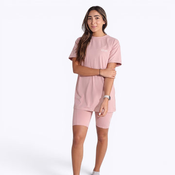 Biker Shorts With Oversized Top