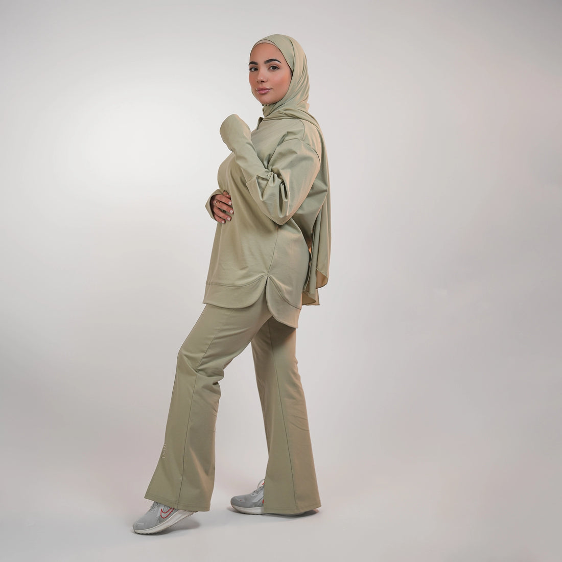 The E-Set - light Olive Green